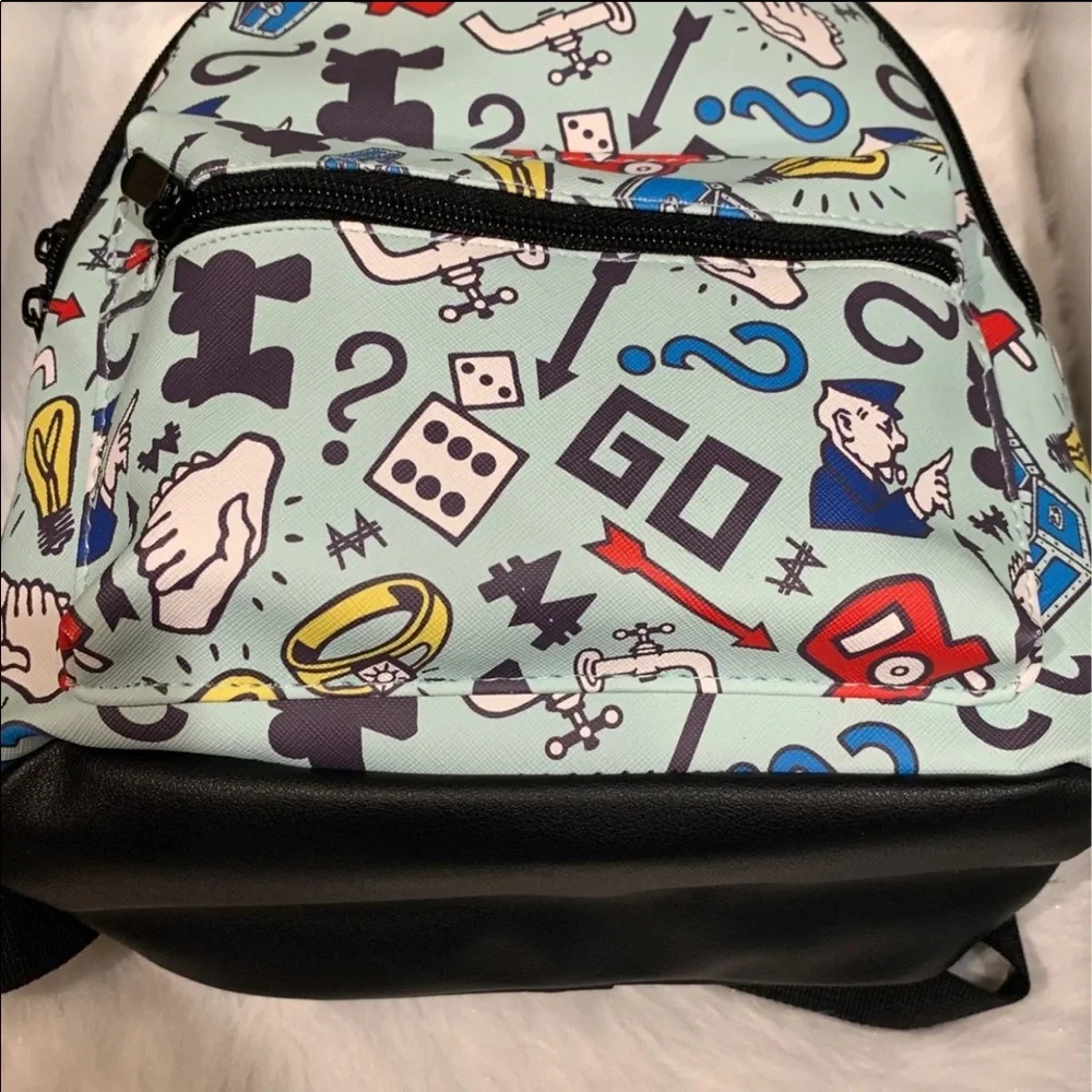 Authentic Bioworld Hasbro Monopoly Gaming Backpack
